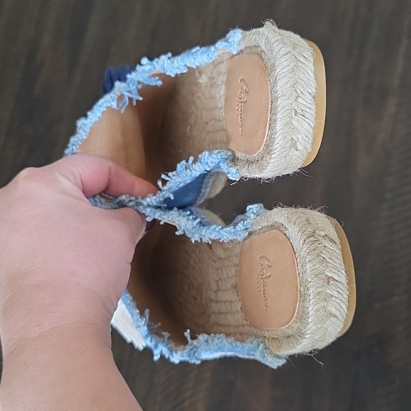 NEW Castaner 1927 Rocio Mule Azulon Blue Espadrille Tassel Slip-On Shoes - Picture 5 of 11
